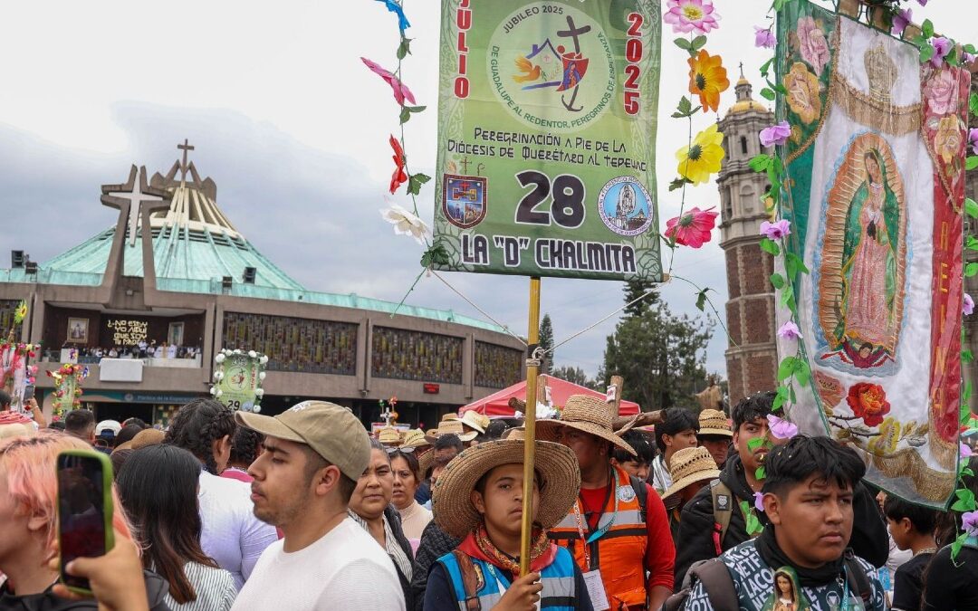 Cierres de calles por las peregrinaciones a la Basílica de Guadalupe en CdMx