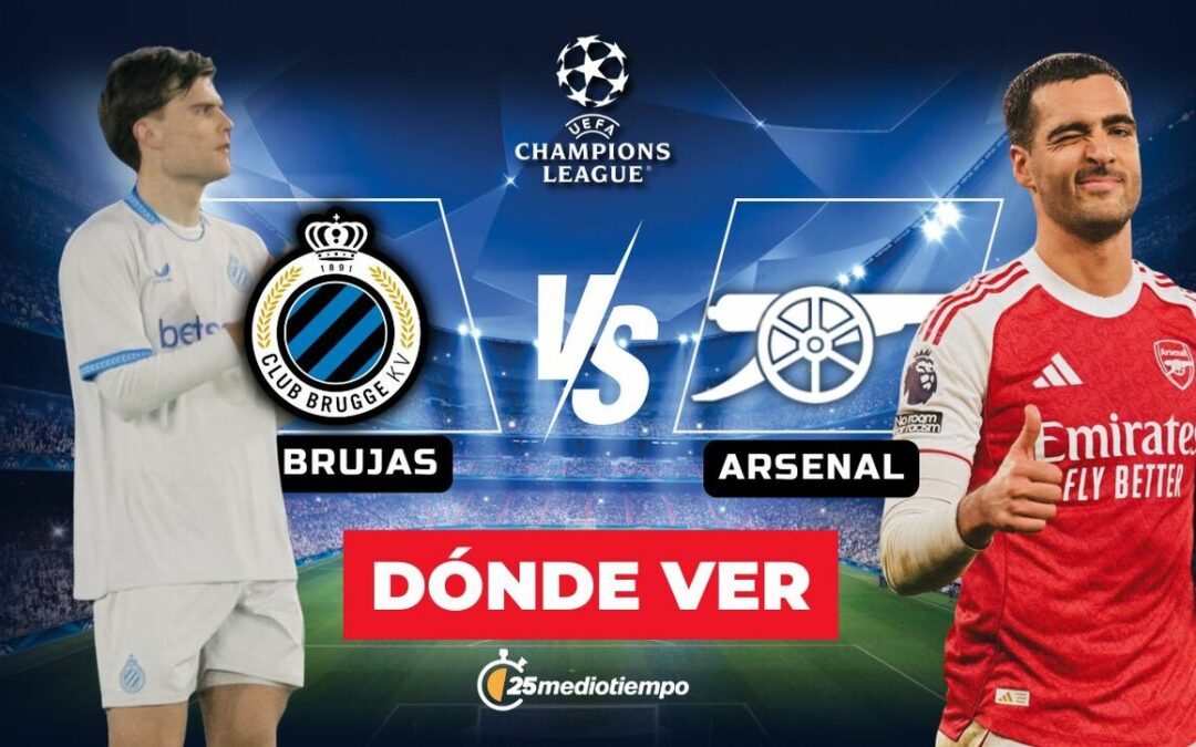 Brujas vs Arsenal: Sigue el Partido de Champions League 2025 EN VIVO
