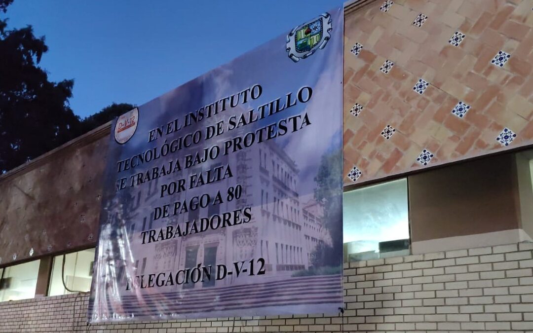 Protestas de Trabajadores del ITS en Hartford por Adeudo de Salarios