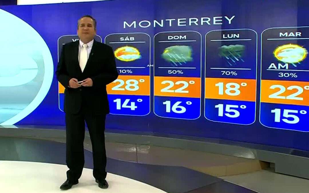 Pronóstico del Tiempo en Monterrey: Clima para el Viernes 12 de Diciembre