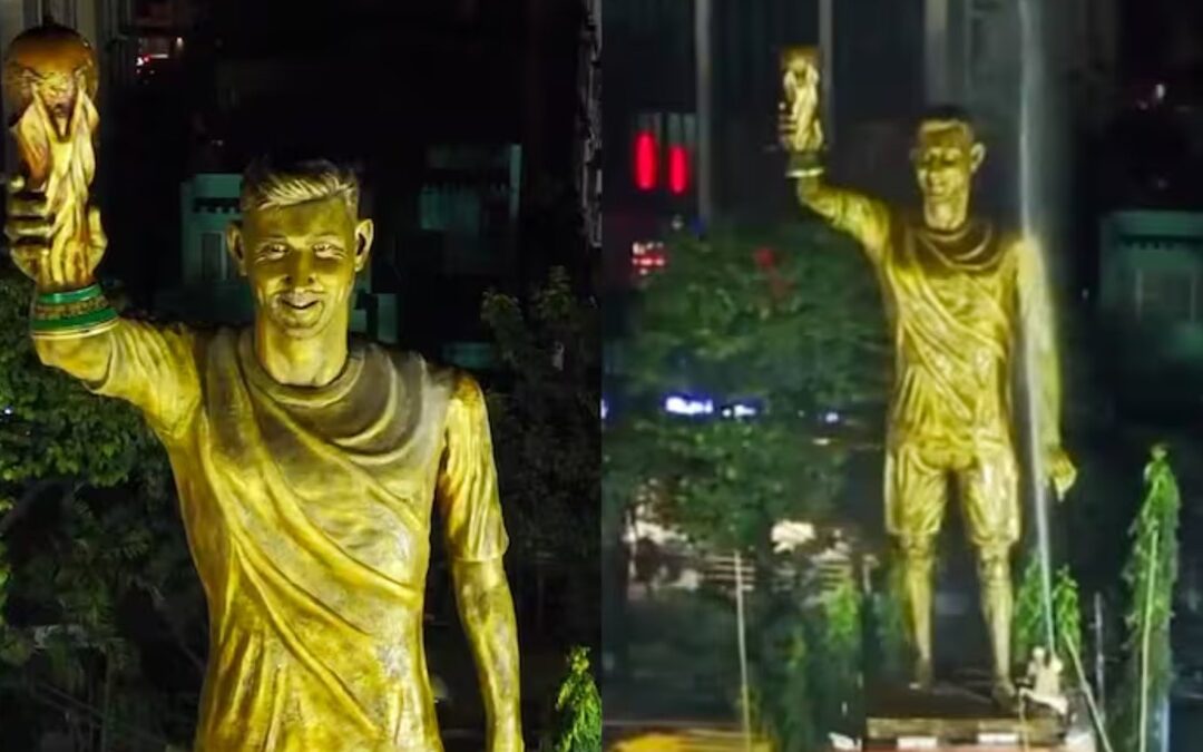 Descubre la Imponente Estatua de Lionel Messi en la India que Celebra al Héroe Argentino