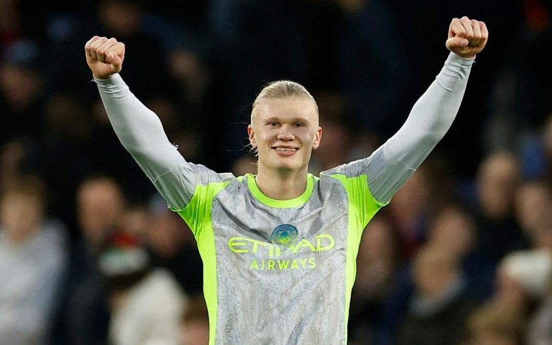 Haaland Brilla con Doblete: Manchester City Golea al Crystal Palace y Acecha al Arsenal en la Premier League
