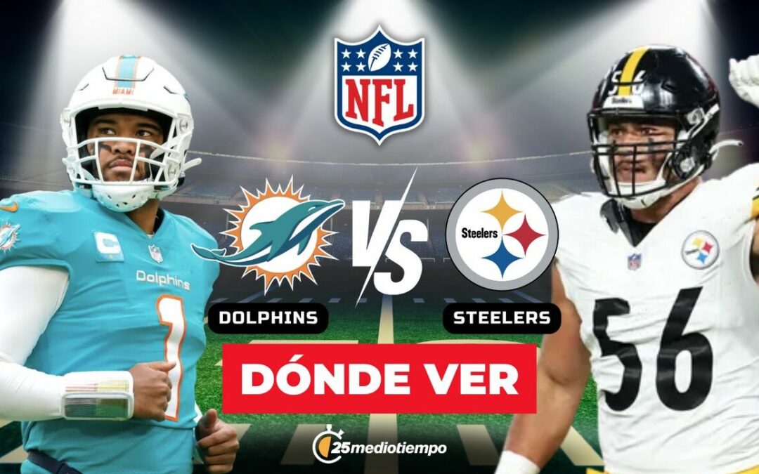 Dolphins vs. Steelers EN VIVO: Horarios y dónde disfrutar del Monday Night Football en Semana 15 de la NFL 2025
