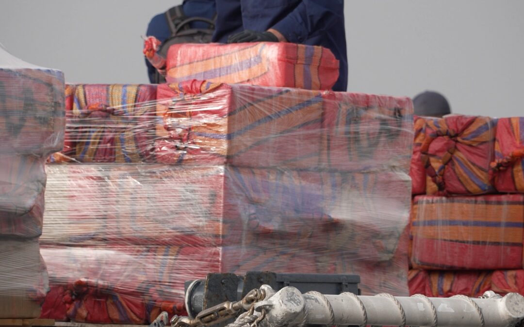 Incautaciones de cocaína: más de 27,000 libras aseguradas por la Guardia Costera en el Pacífico