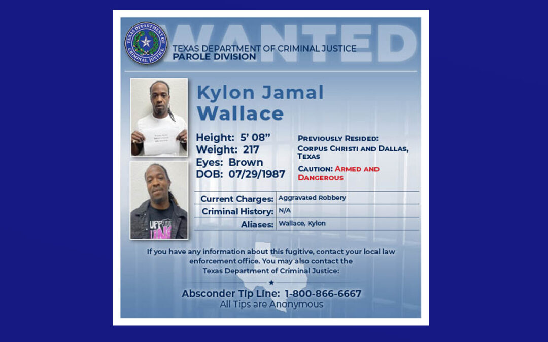 Texas Busca a Kylon Jamal Wallace, Fugitivo Armado por Robo Agravado