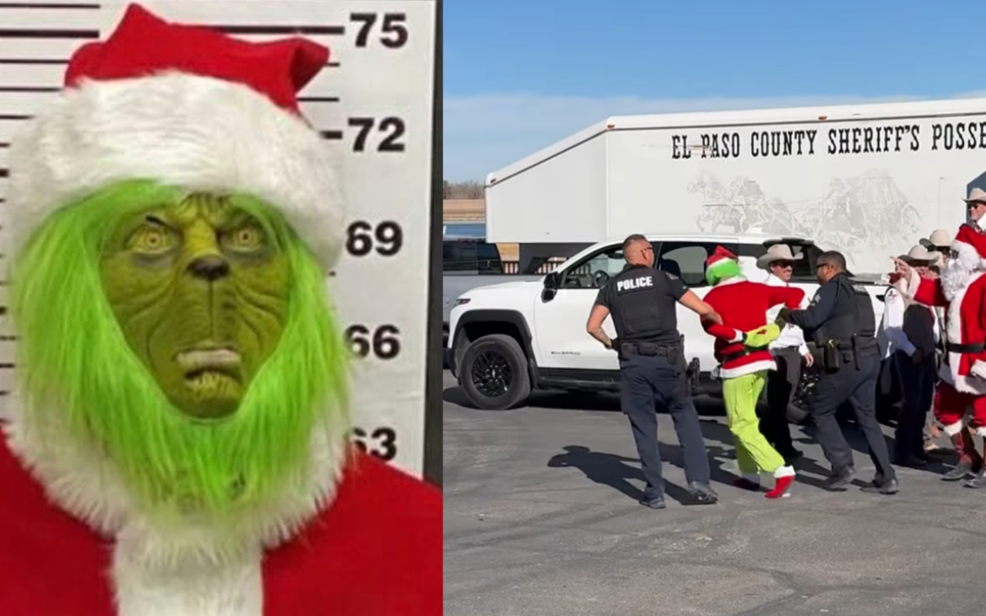 El Grinch Arrestado por Intentar Robar Regalos y Arruinar la Navidad en Sunland Park