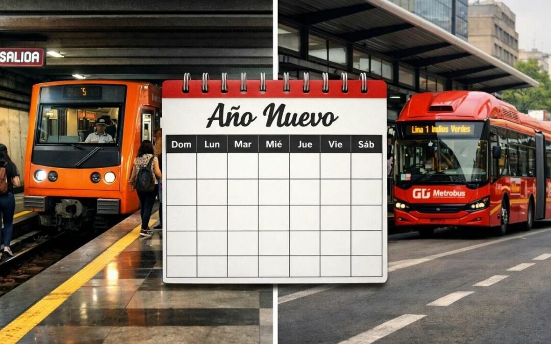 Horarios del Metro CDMX y Metrobús en Año Nuevo: ¿Cuándo Abren y Cierran?