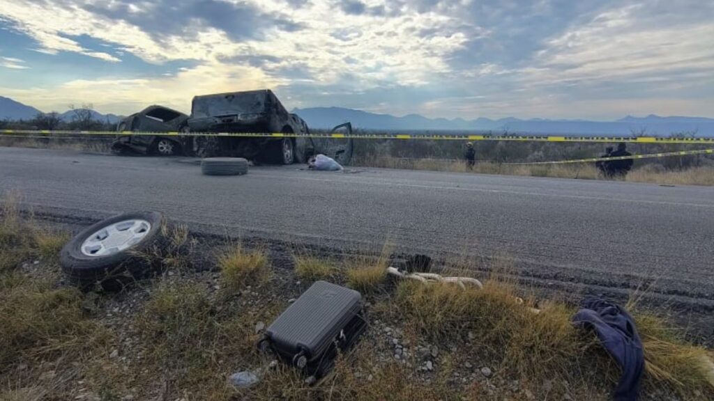 Accidente Fatal en Lampazos: Dos Calcinados y Varios Heridos en Nuevo León