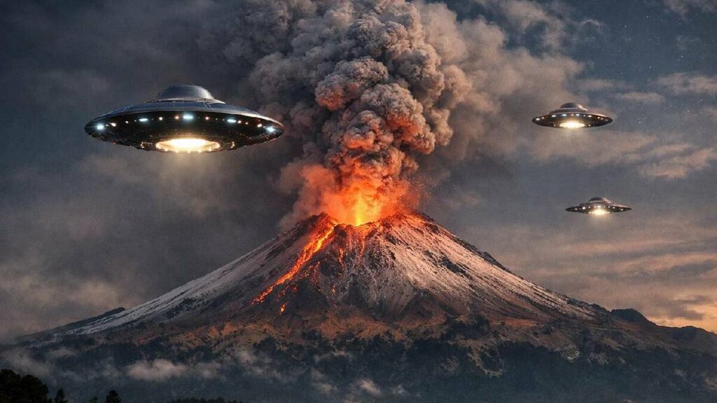 Ovnis sobre el Popocatépetl: Avistamientos de objetos luminosos en la última noche de 2025
