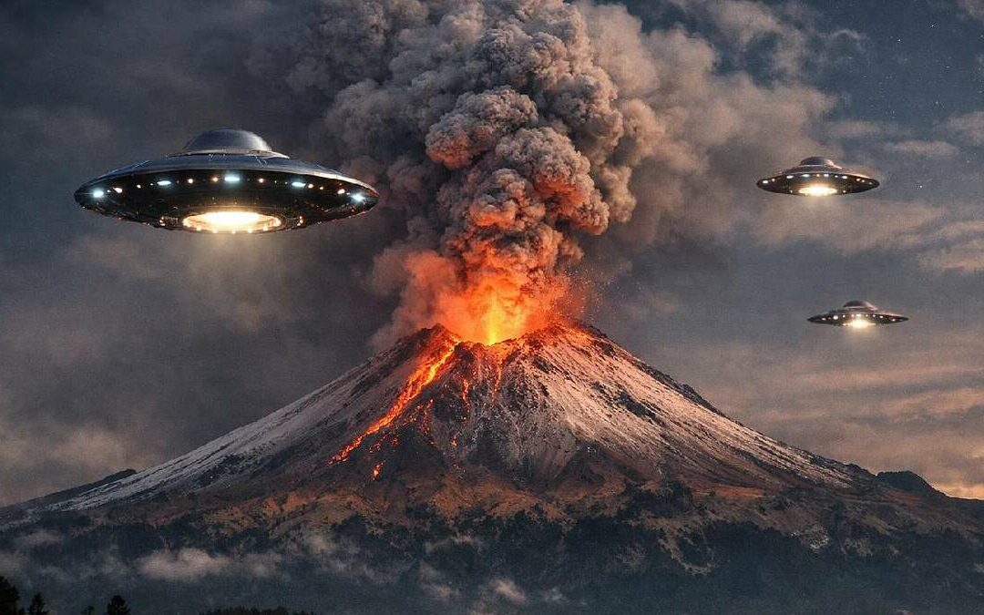Ovnis sobre el Popocatépetl: Avistamientos de objetos luminosos en la última noche de 2025