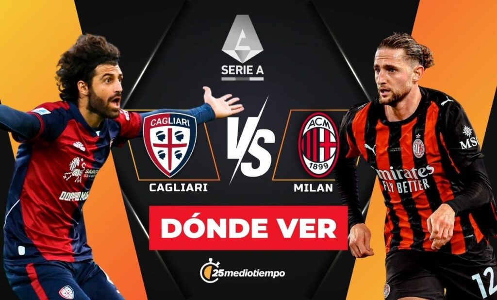 Cagliari vs AC Milan: Horario y cómo ver en vivo el emocionante partido de la Serie A