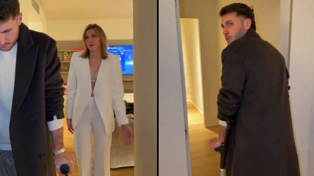 La hermana de Santi Gimenez se burla de su lesión con un chiste en Tik Tok