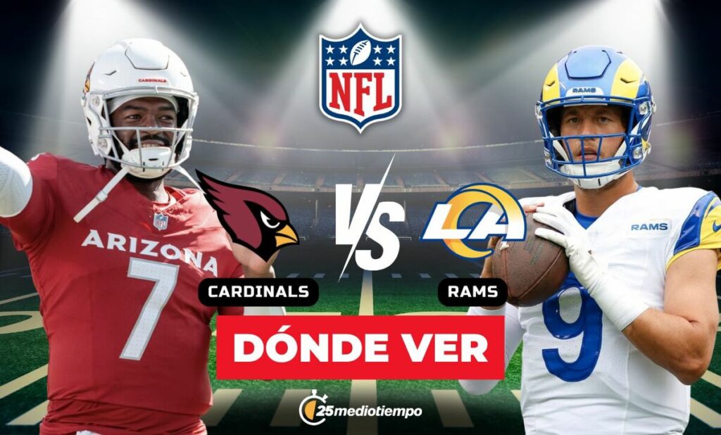 Disfruta del Cardinals vs. Rams EN VIVO: Horario y Canal del Partido de la Semana 18 de la NFL 2026