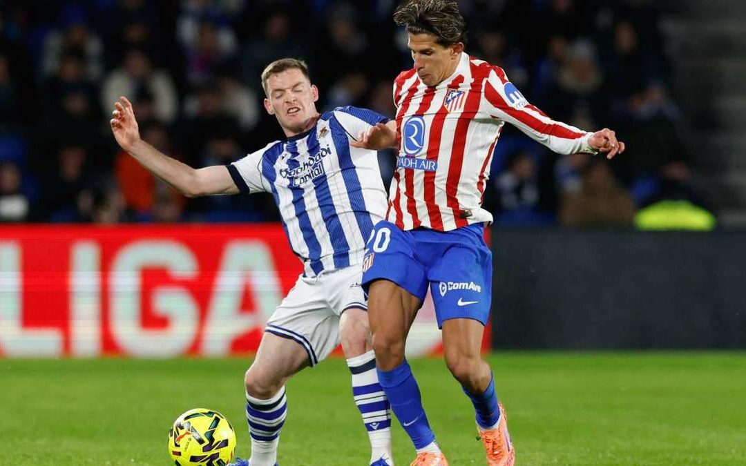 Atlético de Madrid empata con Real Sociedad y se desvía de la lucha por el título