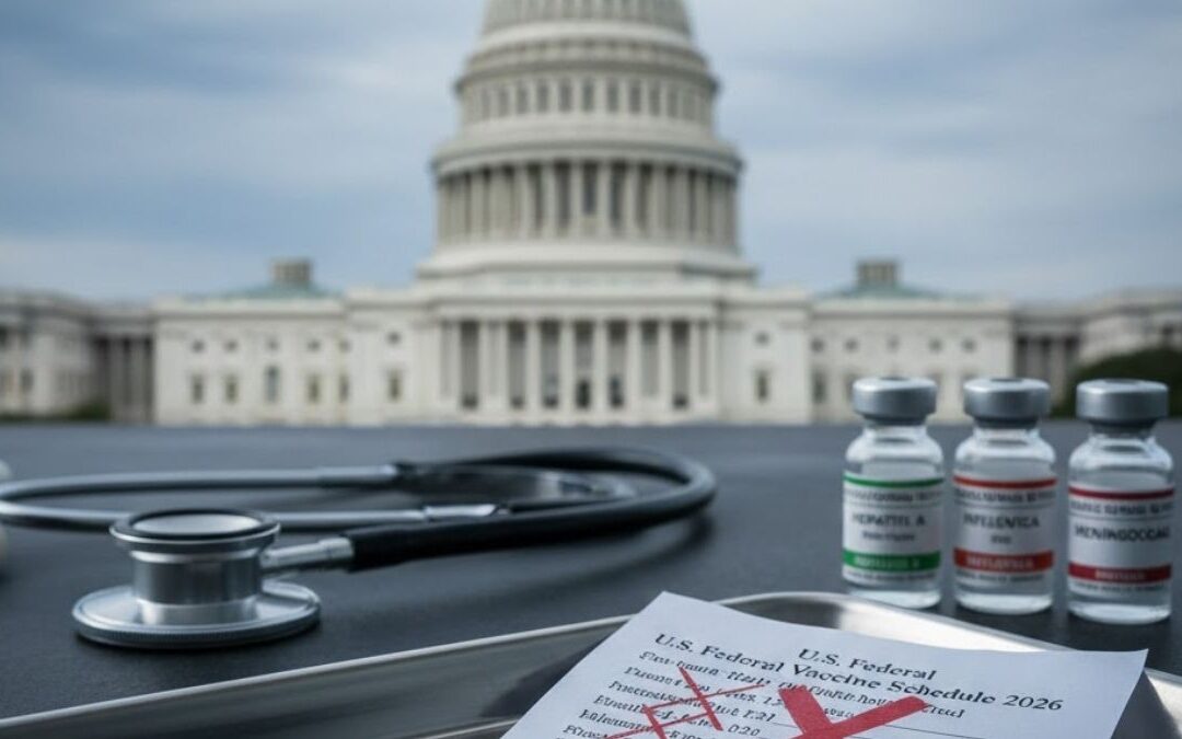 Estados Unidos Retira 6 Vacunas Infantiles de sus Recomendaciones Estándar