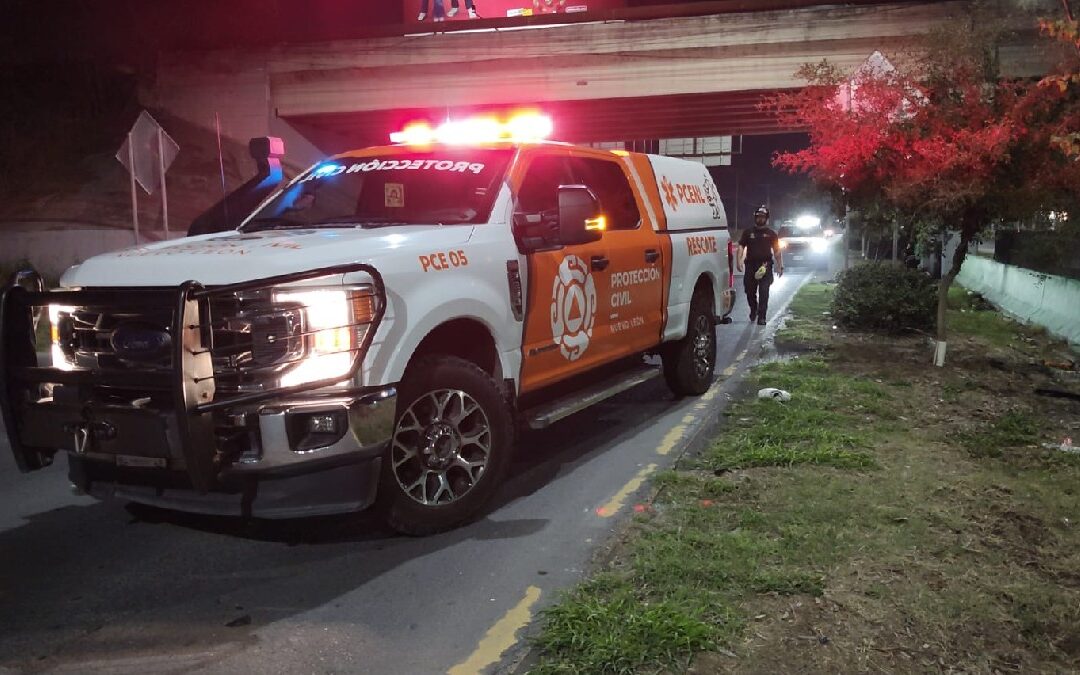 Accidente Fatal: Hombre Atropellado al Intentar Cruzar la Autopista hacia el Aeropuerto en Guadalupe, Nuevo León